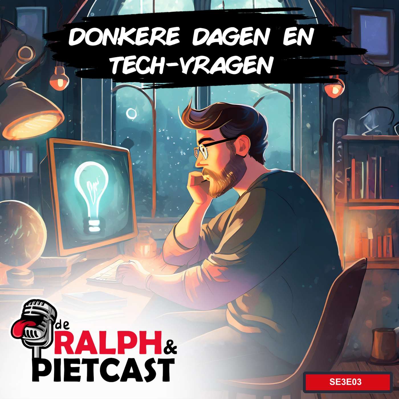 Artwork van Donkere dagen en tech-vragen